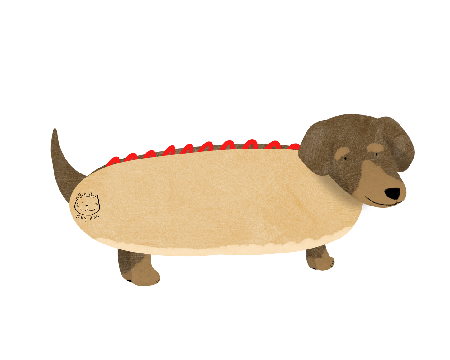 Hot Dog Mini Sticker