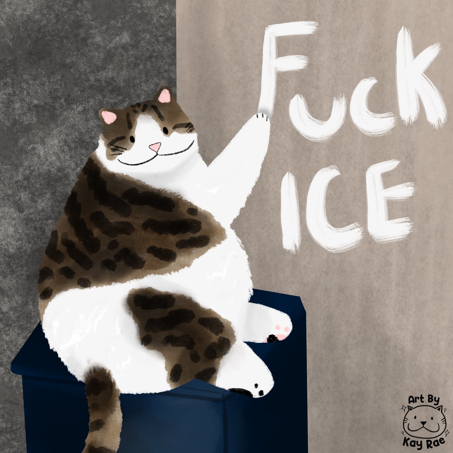 F ICE Sticker