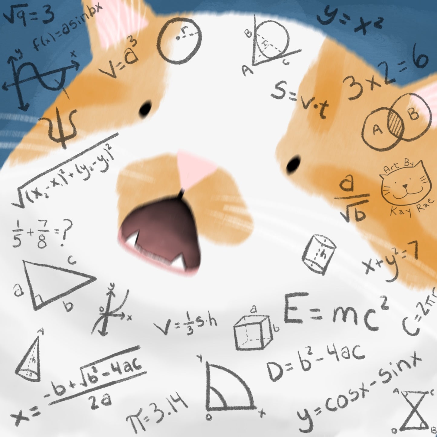 Math Meltdown Sticker