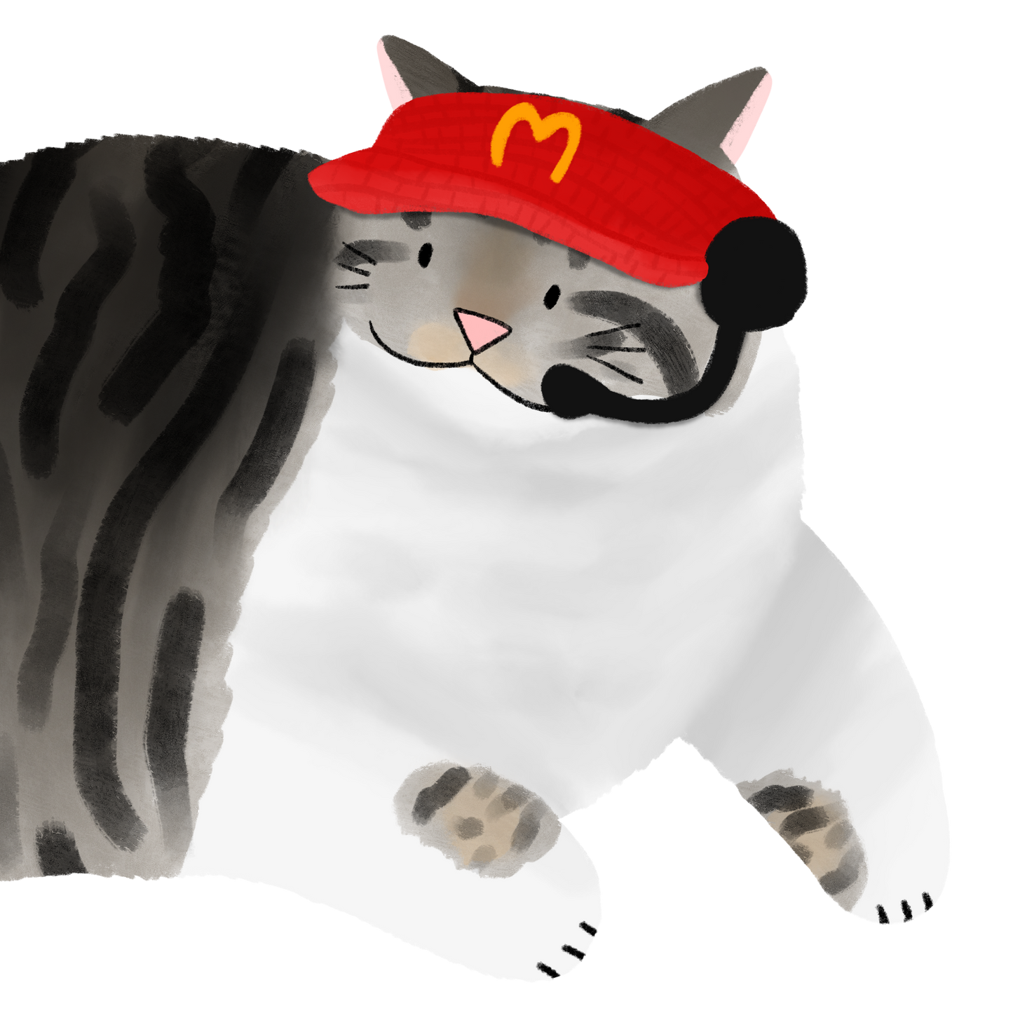 MeowcDonalds Sticker