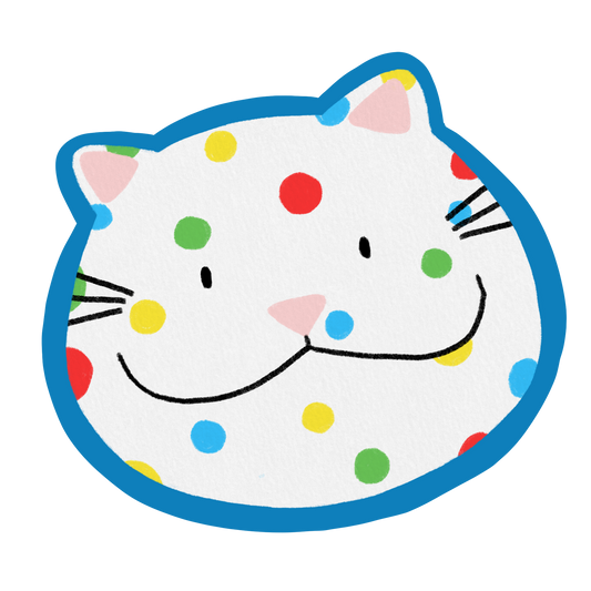 Polka Dot Face Sticker