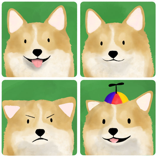 Corgi Picture Day Sticker