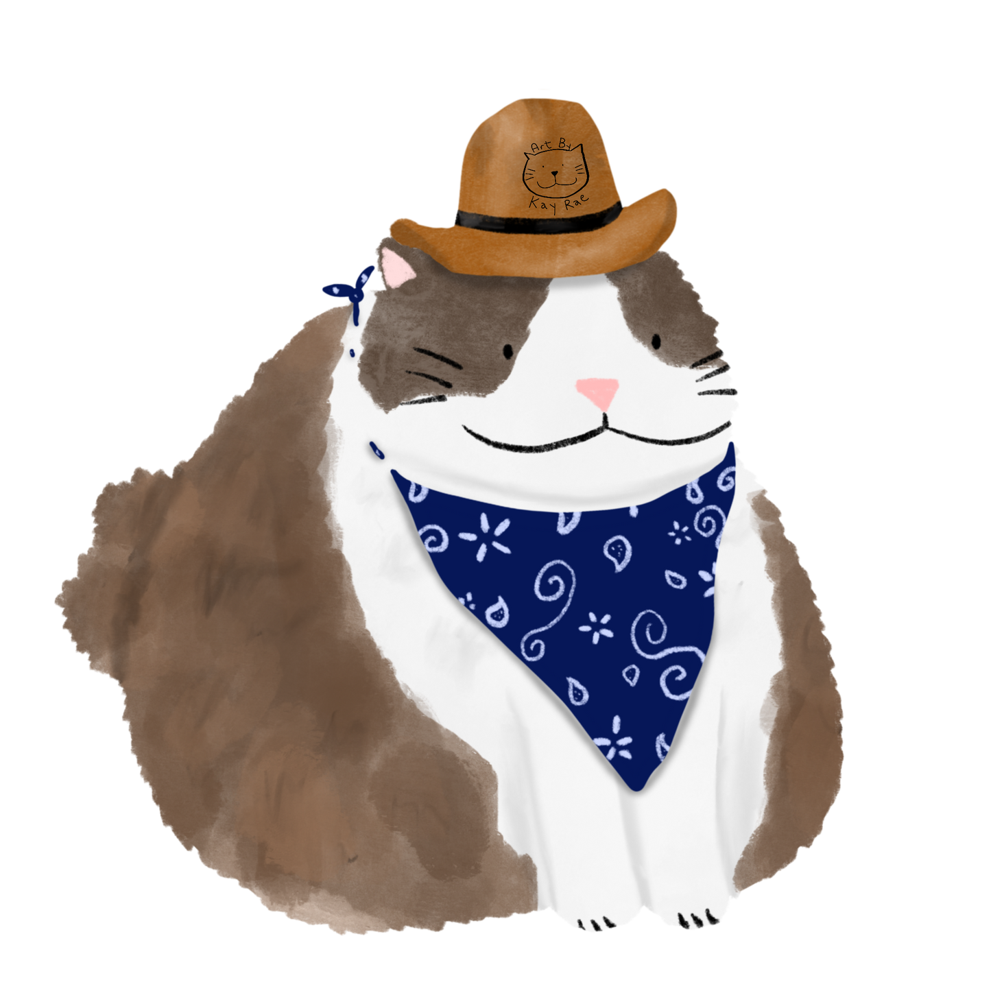 Chonky Sheriff Mini Sticker