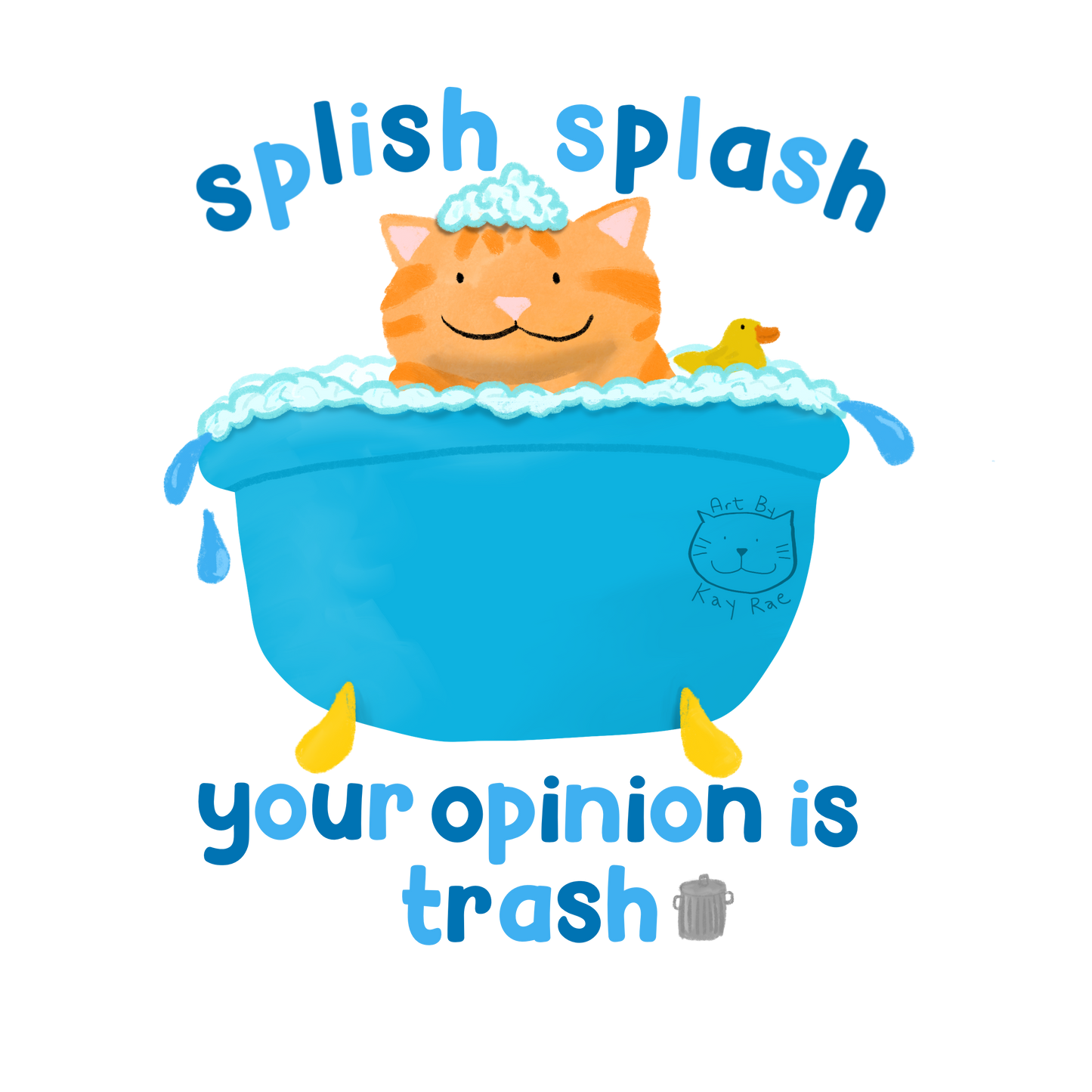 Splish Splash Sticker