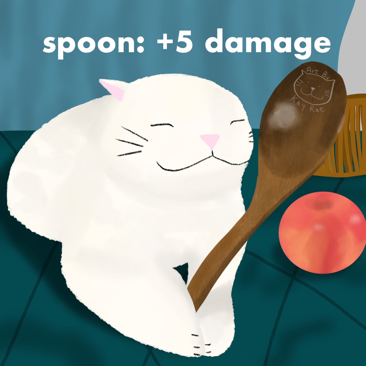 Spoon Damage Sticker