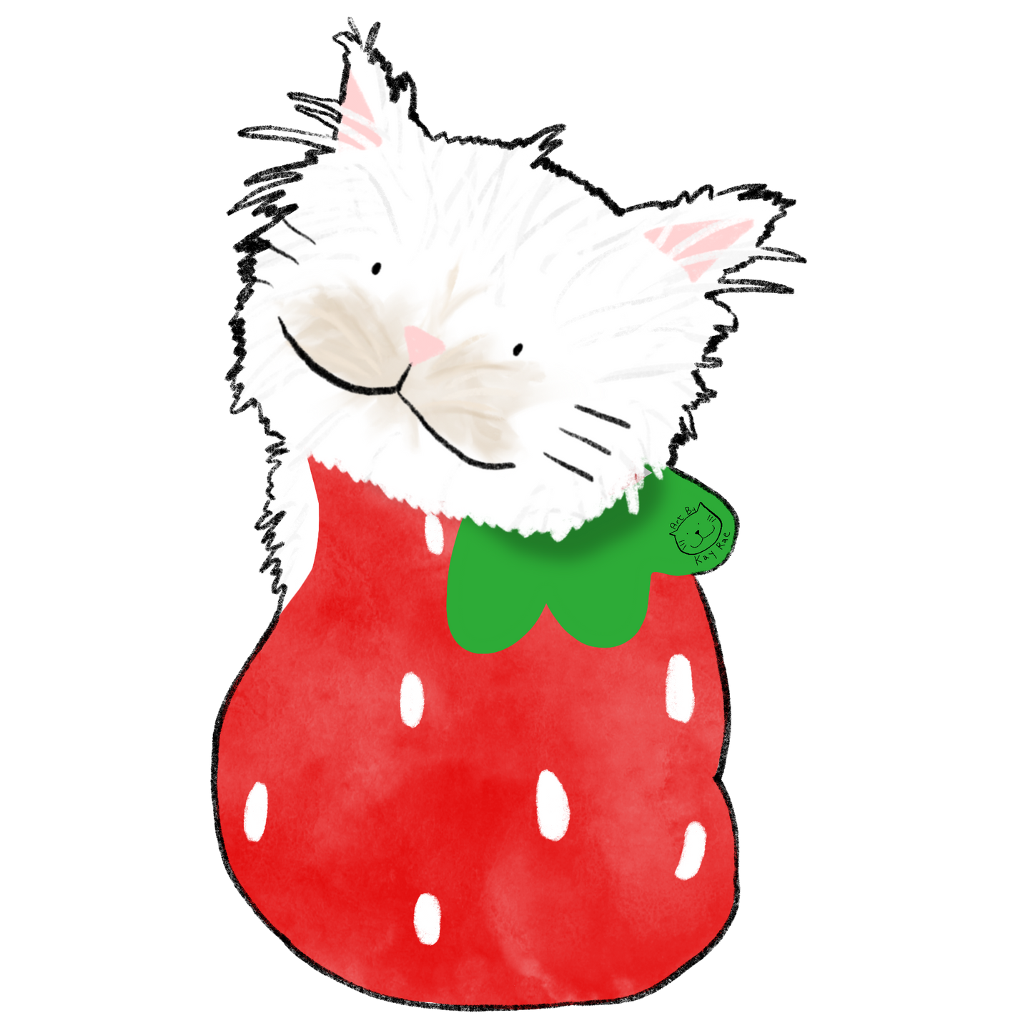 Strawberry Wisp Sticker