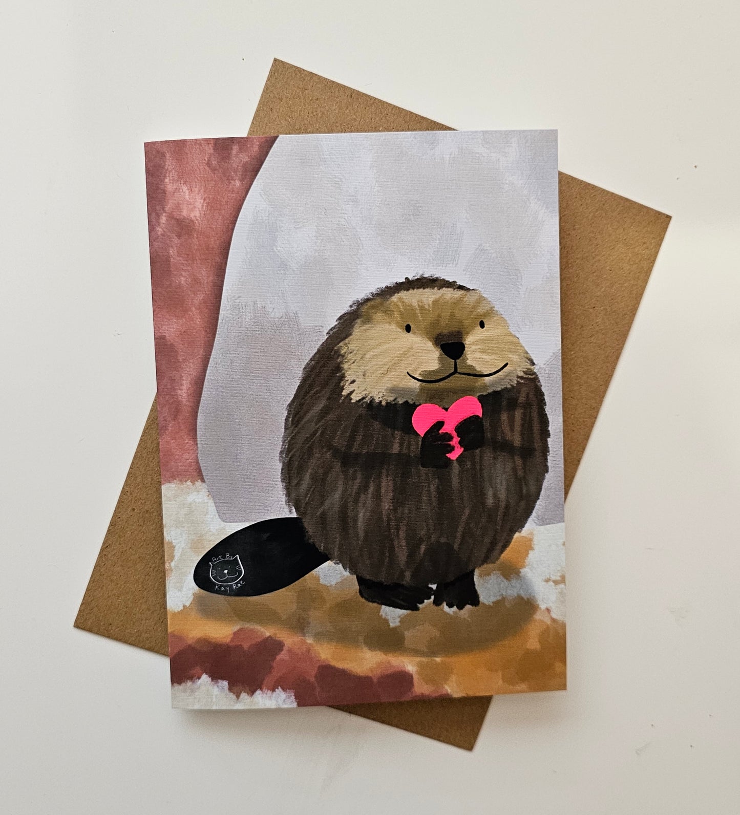 Beaver Greeting Card