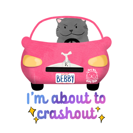 Crashout Sticker