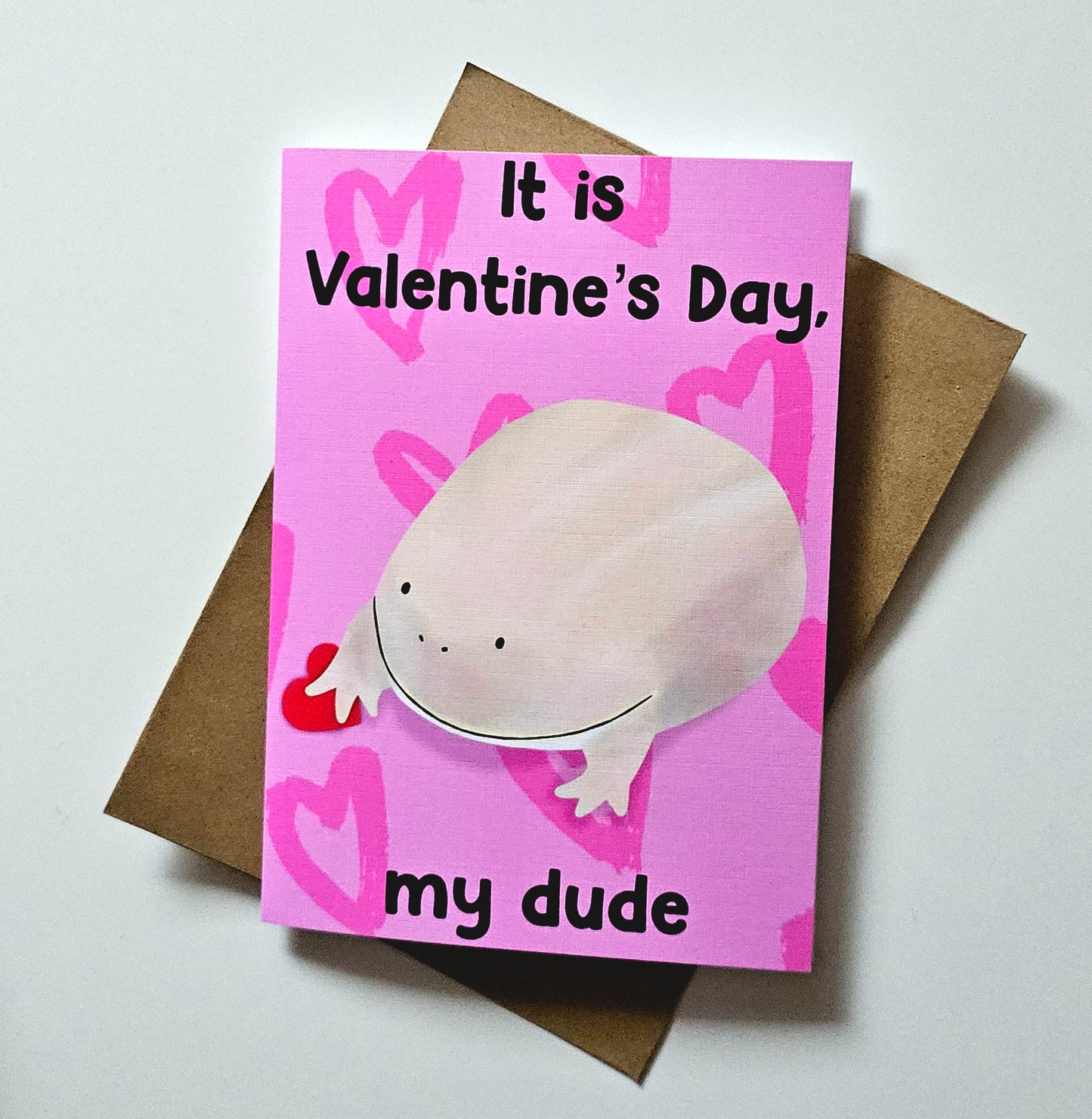 Valentine Dude Greeting Card