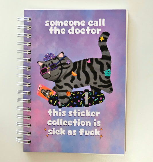 Sick AF Reusable Sticker Book