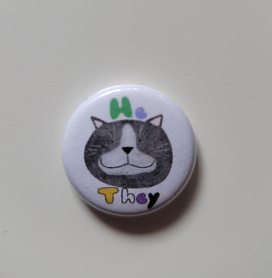He/They Button