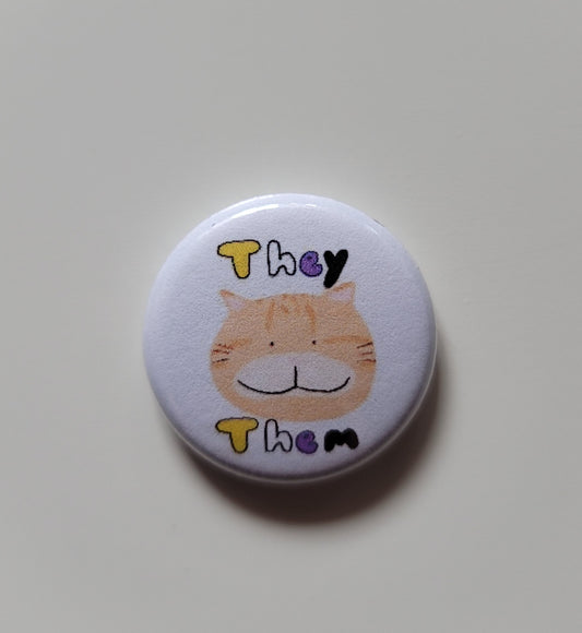 They/Them Button