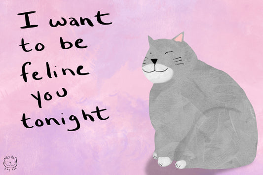 Valentine Print - Feline You