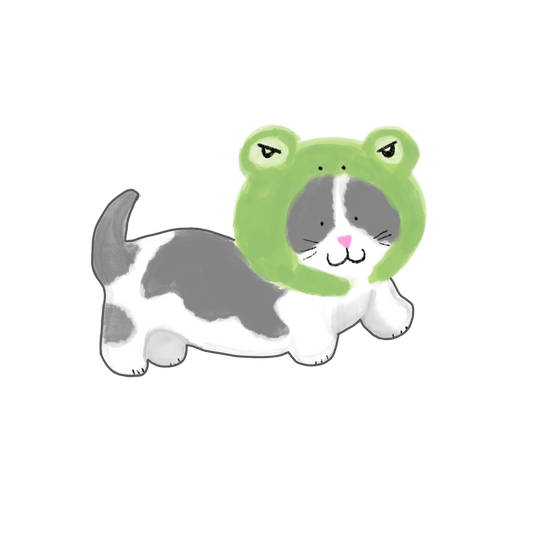 Frog Bebby Mini Sticker