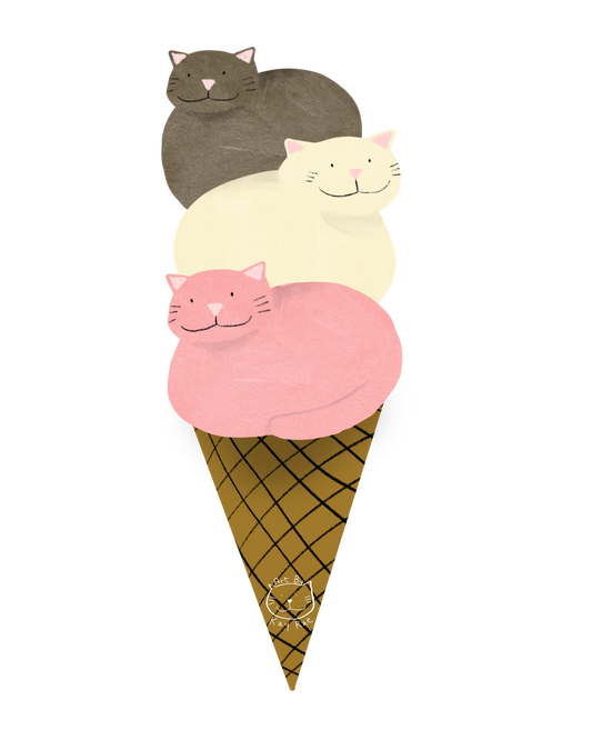 Ice Cream Mini Sticker