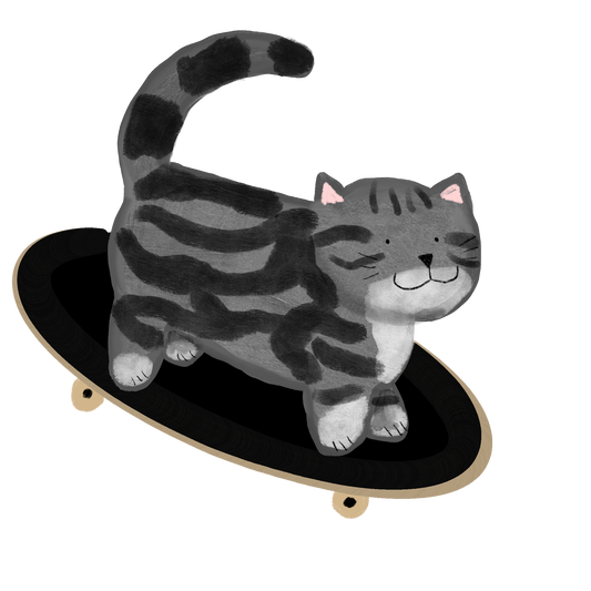 Skateboarding Mini Sticker