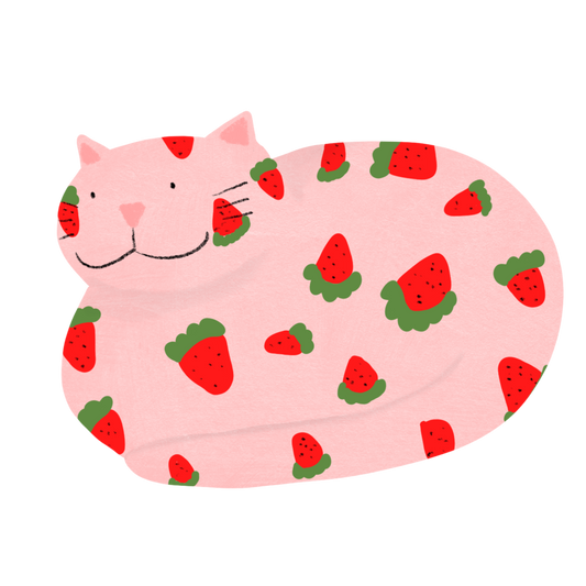 Strawberry Bebby Mini Sticker